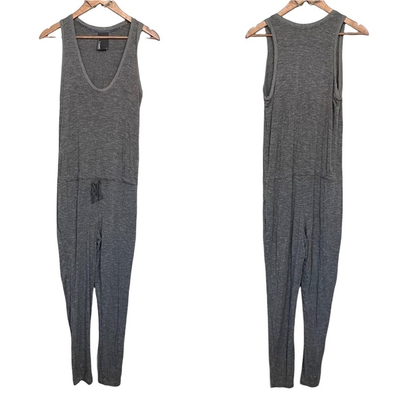 NWT Anthropologie Dolan T-Shirt Gray Boho Drawstring Jogger Jumpsuit. Medium. - Picture 4 of 7